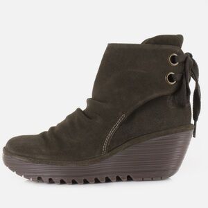 🫒🪰🏴󠁧󠁢󠁥󠁮󠁧󠁿Fly London Dark Brown Ankle Boots